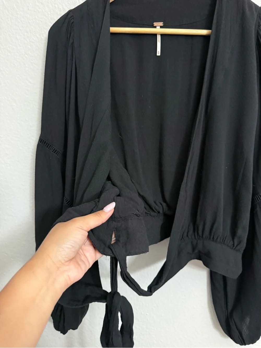 Free People Dream Girl Wrap Top